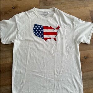 White USA  Men's T-Shirt